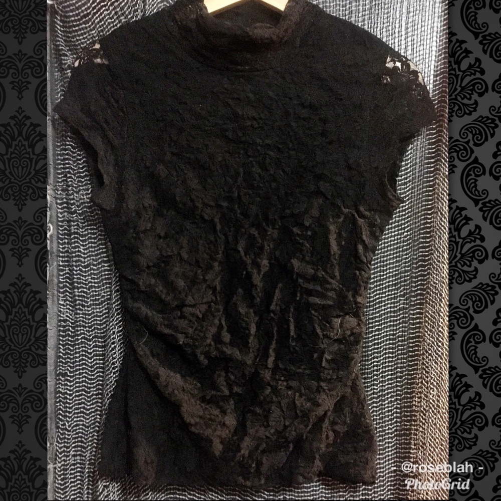 Black Lace Top